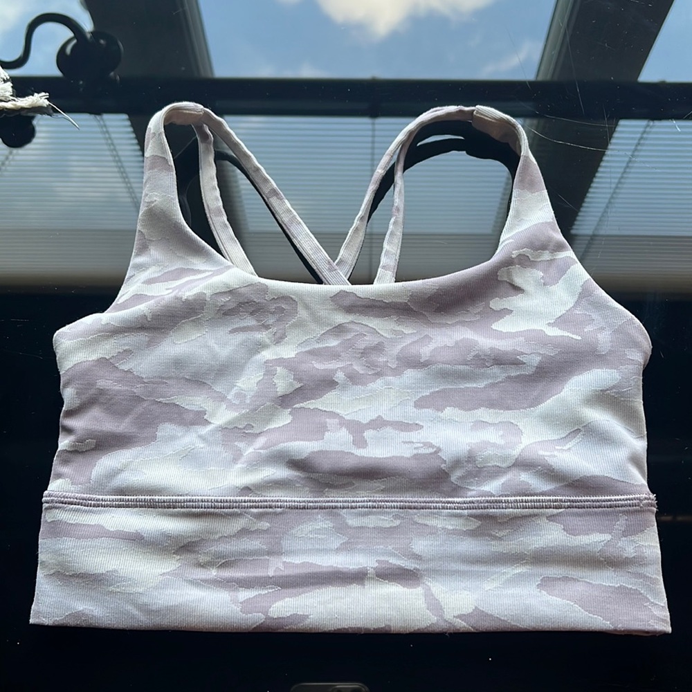 Lululemon Camo Sports Bra | Long line Energy Bra